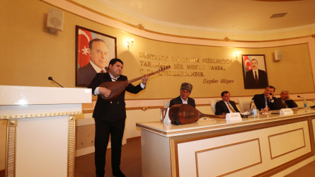 Qazaxda Aşıq Saqif Məzəmlinin 65 illik yubileyi qeyd olunub