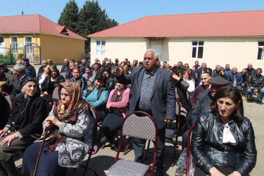 İcra başçısının vətəndaşlarla keçirilən növbəti səyyar görüşü Ağköynək kəndində olub