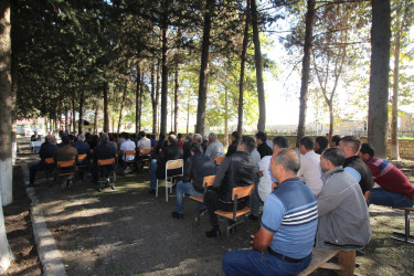 İcra başçısının oktyabr ayı üzrə vətəndaşlarla keçirilən ilk səyyar görüşü Orta Salahlı kəndində olub