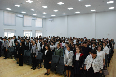 Qazaxda məktəblilərlə narkomaniyaya qarşı maarifləndirici görüş keçirilib