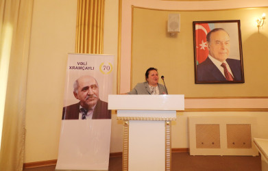 Qazaxda şair Vəli Xramçaylının 70 illiyinə həsr edilmiş yubiley tədbiri keçirilib