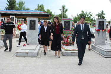 Millət vəkili Ülviyyə Ağayeva  Qazax rayon İslam Nəsibov adına Aşağı Əskipara kənd  tam orta məktəbin məzunlarını təbrik edib