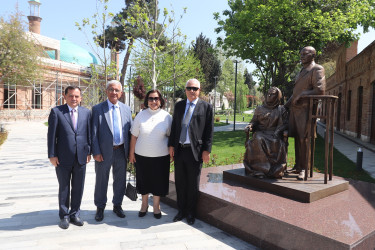 ADA Universitetinin rektoru Hafiz Paşayev və qonaqlar yenidən bərpa edilən Qazax Müəllimlər Seminariyasında olublar