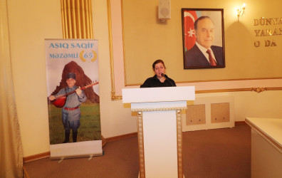 Qazaxda Aşıq Saqif Məzəmlinin 65 illik yubileyi qeyd olunub