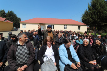 İcra başçısının vətəndaşlarla keçirilən növbəti səyyar görüşü Ağköynək kəndində olub