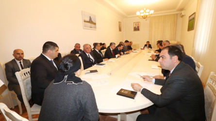 Qazax RİH-də keçirilən ümumi qəbulda icra başçısı vətəndaşların müraciətini dinləyib