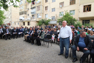 İcra başçısının növbəti səyyar görüşü şəhər sakinləri ilə olub