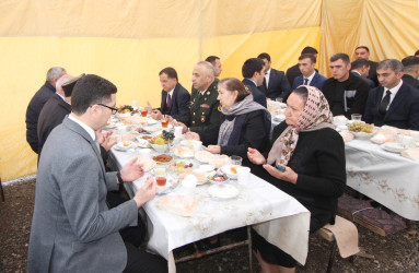 Vətən müharibəsində Şəhidlik zirvəsinə ucalan Oruc Qasımovun ildönümündə əziz xatirəsi anılıb