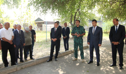 Qazaxda işğaldan azad edilmiş kəndlərdə mina təhlükəsizliyi ilə bağlı məcburi köçkünlər və sakinlərlə növbəti maarifləndirici görüş olub