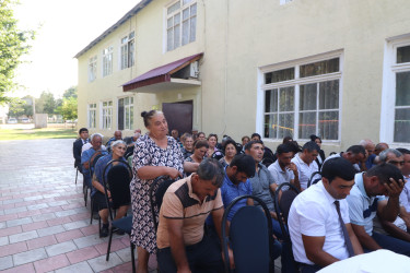 Millət vəkili Ülviyyə Ağayeva Çaylı və Cəfərli kəndlərində yaşayan sakinlərlə görüşüb