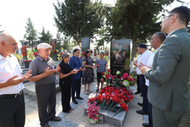 Vətən müharibəsi şəhidləri məzarları başında yad edilib