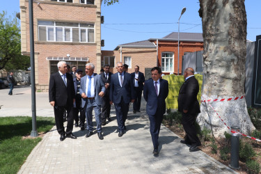 ADA Universitetinin rektoru Hafiz Paşayev və qonaqlar yenidən bərpa edilən Qazax Müəllimlər Seminariyasında olublar