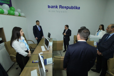 Bank Respublika Qazaxda 35-ci xidmət nöqtəsini açıb