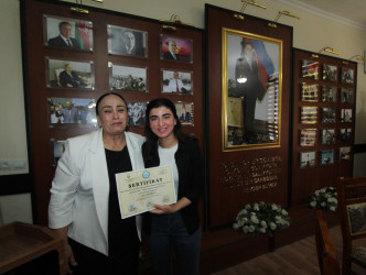 Qazaxda “Heydər Əliyev - əsrin lideri və mədəni irsimiz” mövzusunda keçirilən intellektual yarışın təşkilatçıları və qalib komandaların üzvləri təltif olunublar