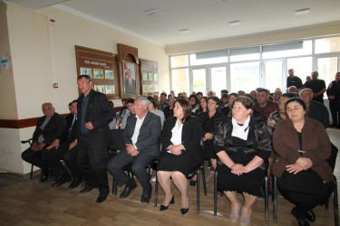 Qazaxda icra başçısının aprel ayında vətəndaşlarla keçirilən növbəti səyyar görüşü Qazaxbəyli kənd sakinləri ilə olub