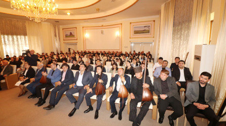 Qazaxda Aşıq Saqif Məzəmlinin 65 illik yubileyi qeyd olunub
