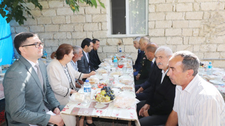 Qazaxda şəhid baş gizir Azər Məmmədovun bu gün ildönümü mərasimi olub