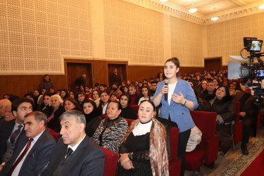 Qazaxda şair Cavanşir Rüstəmin yaradıcılığına həsr olunmuş “Ana laylam, beşik daşım, mənə cənnət Vətənimdir!”adlı tədbir keçirilib