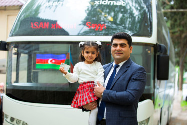 Qazaxın işğaldan azad olunan kəndlərinin sakinləri Səyyar ASAN xidmətdən yararlanıblar