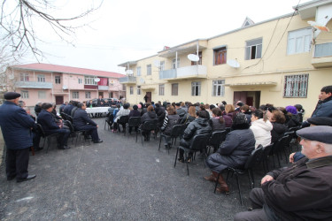 İcra başçısının növbəti səyyar görüşü Qazax şəhəri Nəriman Nərimanov yaşayış massivində yaşayan bina sakinləri ilə olub