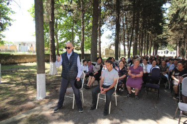 Qazaxda icra başçısının iyun ayı üzrə vətəndaşlarla keçirilən ilk səyyar görüşü rayonun Orta Salahlı kəndində olub
