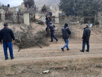 Qazaxda Novruz bayramı ərəfəsində Şəhidlər Xiyabanları və qəbiristanlıqlarda iməcilik keçirilib