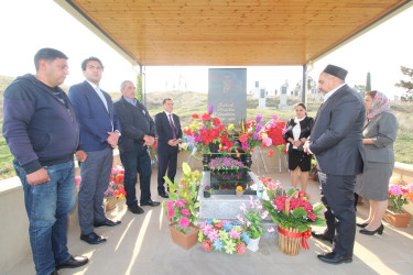 Qazaxda Novruz bayramı ərəfəsində Vətən müharibəsi şəhidlərinin xatirəsi yad edilib