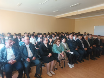 Qazaxda məktəblilərlə maarifləndirici görüş keçirilib
