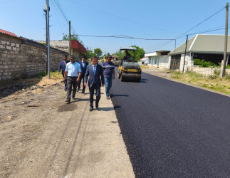 Qazaxda daha bir avtomobil yoluna yeni asfalt örtüyü vurulur. İcra başçısı görülmüş işlərlə yerində tanış olub – FOTOLAR