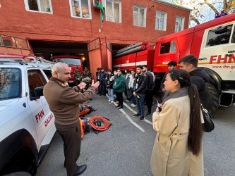 Şura gənclərinin Qazax rayonunda yerləşən dövlət müəssisələrinə ekskursiyası davam edir