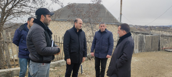 İcra başçısı Kəmərli, Qaymaqlı və Aslanbəyli kəndlərində sakinlərin içməli su təminatının yaxşılaşdırılması məqsədilə görülən işlərlə yerində tanış olub