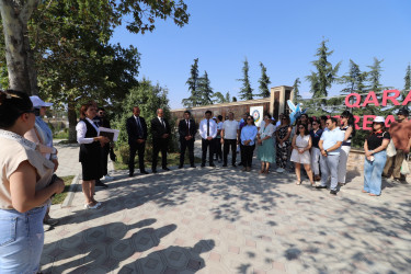 Qazaxda səfərdə olan “Gənc alimlərin yay düşərgəsi”nin iştirakçıları rayonun görməli yerlərinə ekskursiya ediblər