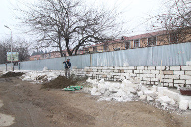 Qazaxın Nəriman Nərimanov yaşayış massivində aparılan abadlıq işlərindən - FOTOLAR