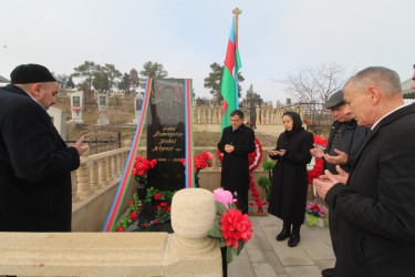 Qazaxda Vətən müharibəsi şəhidlərinin məzarları ziyarət edilib