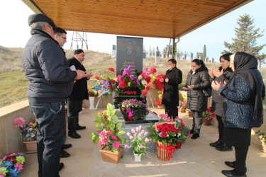 Qazaxda Vətən müharibəsi şəhidləri məzarları başında yad edilib