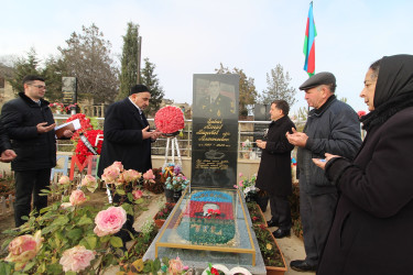 Qazaxda Vətən müharibəsi şəhidləri məzarları başında yad edilib