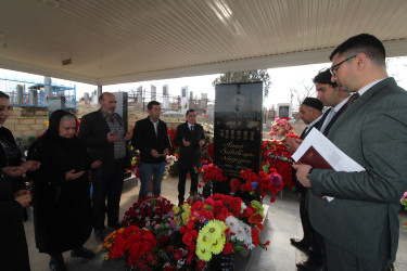 Qazaxda icra başçısı Novruz bayramı ərəfəsində Vətən müharibəsi şəhidlərini yad edib