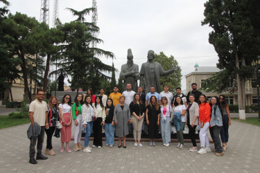 Qazaxda dərslərə başlayan ADA Universitetinin Azərbaycan dilindəki yeni magistr proqramının tələbələri rayonun görməli yerlərinə ekskursiya ediblər