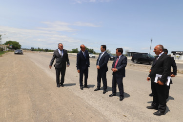 Qazaxda Prezident Administrasiyasının nümayəndəsi və İcra başçısı rayonun kəndlərində əkilmiş ağacların mövcud vəziyyəti ilə maraqlanıblar