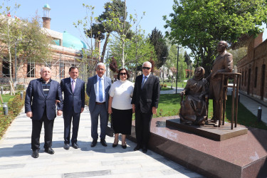 ADA Universitetinin rektoru Hafiz Paşayev və qonaqlar yenidən bərpa edilən Qazax Müəllimlər Seminariyasında olublar