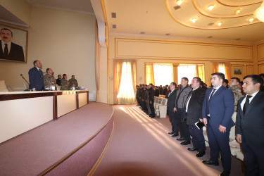 Qazaxda Vətən müharibəsi iştirakçılarına "Müharibə veteranı" vəsiqələri təqdim olunub