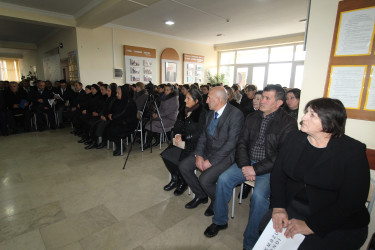 İcra başçısının bu il üzrə vətəndaşlarla nəzərdə tutulan sonuncu səyyar görüşü Ürkməzli kəndində olub