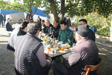 Qazaxda şəhid baş gizir Azər Məmmədovun bu gün qırx mərasimi olub