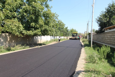 İcra başçısı yeni asfalt örtüyü vurulan Bakı və Əhməd Seyidov küçələrində görülmüş işlərlə tanış olub