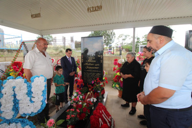 Qazaxda Qurban bayramı ərəfəsində Vətən müharibəsi şəhidləri yad edilib