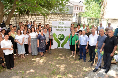 Qazaxda "Yaşıl dünyamızı sevək və qoruyaq!" adlı tədbir təşkil edilib