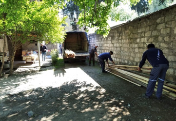 Qazaxda aparılan abadlıq işləri bu gün də davam etdirilir