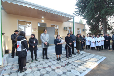 Sərhəd kəndi Qaymaqlıda əsaslı şəkildə təmir olunan kənd həkim məntəqəsi sakinlərin istifadəsinə verilib