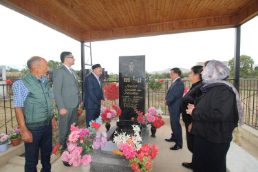 Qazaxda 27 Sentyabr - Anım Günü ərəfəsində Vətən müharibəsi şəhidlərinin məzarları ziyarət edilib