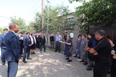 İcra başçısı vətəndaşların müraciəti ilə yerində tanış olub
